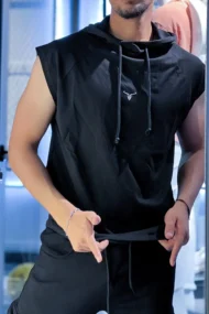 GYM HOODED TANK – MEN’S FITNESS VEST
